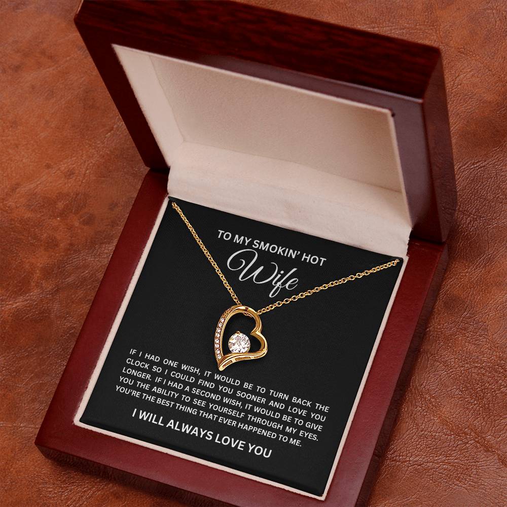 To My SMOKIN' HOT Wife | Forever Love Necklace