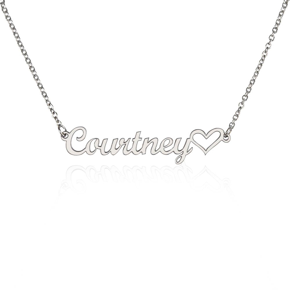 Heart Name Necklace