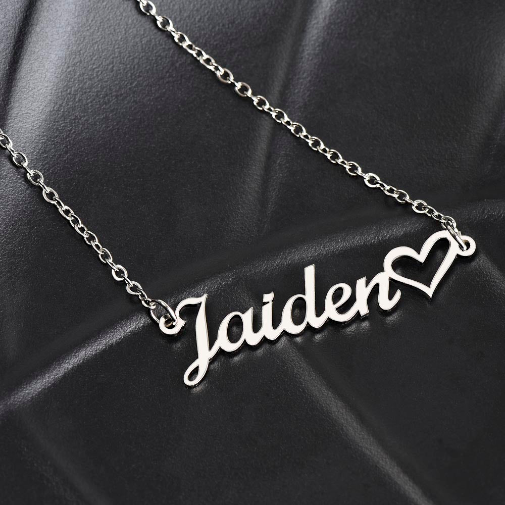 Heart Name Necklace